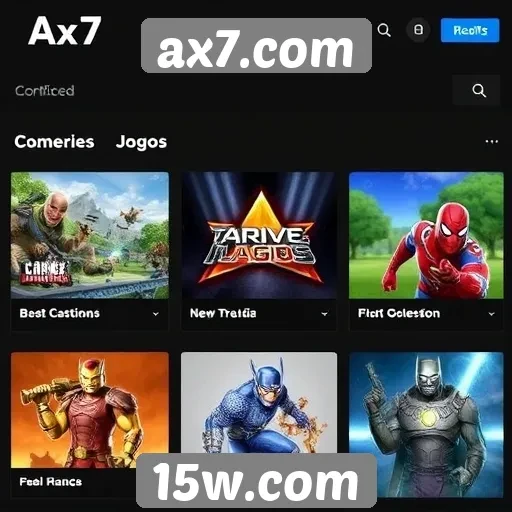Análise das principais categorias de jogos no ax7.com